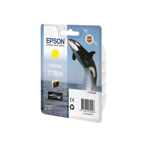 Epson T7604 - Gelb - original - Tintenpatrone