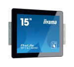 iiyama TF1515MC-B2 écran plat de PC 38,1 cm (15") 1024 x 768 pixels XGA LED Écran tactile Noir