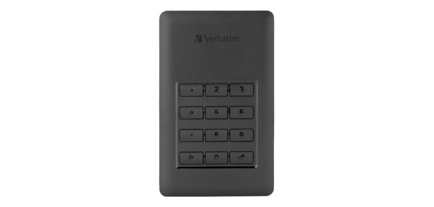Verbatim Disque dur portable sécurisé Store ?n? Go avec accès par clavier 2 To