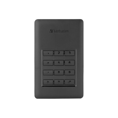 Verbatim Store 'n' Go Secure Portable HDD with Keypad Access - hard drive - 2 TB - USB 3.1 Gen 1