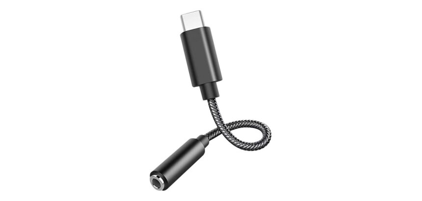 DLH Cable adaptateur USB-C vers jack audio 3.5 mm