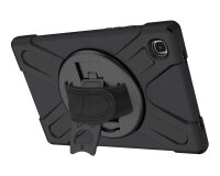 DLH Coque renforcee avec bandouliere, poignee rotative et pied support pour Samsung Galaxy Tab A7 lite 8.7"