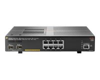 HPE Aruba Networking 2930F 8G PoE+ 2SFP+ Géré L3 Gigabit Ethernet (10/100/1000) Connexion Ethernet, supportant l'alimentation via ce port (PoE) 1U Gris