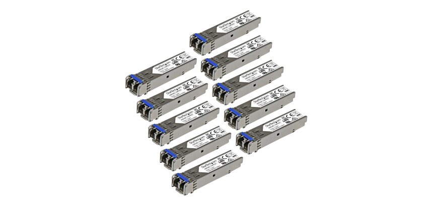 StarTech.com Module SFP GBIC compatible HPE J4859C - Transceiver 1000BASE-LX - Paquet de 10