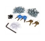 StarTech.com Armoire Rack Serveur 25U à 4 Montants, Armoire Verrouillable 19" pour Ordinateur/AV/Équipement IT, Rack Réseau pour Bureau/Domicile avec Roulettes et Rails de Montage Ajustables