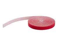 StarTech.com Ruban Auto Agrippant - Rouleau de 30,5 m pour Gestion de Câbles - Ruban Auto-Agrippant - Attaches Câble Ajustables - Sangles de Gestion de Câbles Auto-agrippantes et Réutilisables - Rouge