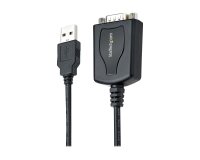 StarTech.com Câble USB vers RS232 de 1m - Câble Convertisseur USB vers RS232 DB9 Mâle avec Rétention du Port COM - Prolific IC - Adaptateur USB vers Série pour PLC/Imprimante/Scanner, Windows/Mac