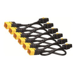 APC NetShelter - Kit cordon d'alimentation - Verrouillable - 6 câbles - 0,61m
