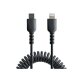 StarTech.com Câble USB-C vers Lightning de 50cm - Adaptateur USB C vers Lightning Noir Certifié Mfi, Gaine Durable en TPE - Câble USB Type-C