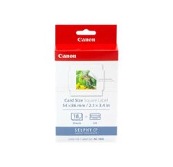 Canon KC-18IS - 1 - print ribbon cassette and paper kit