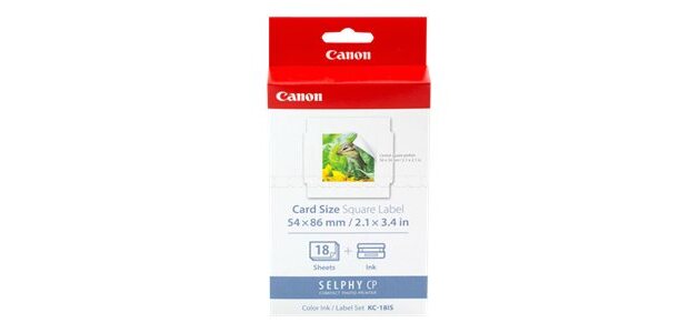 Canon KC-18IS - 1 - print ribbon cassette and paper kit