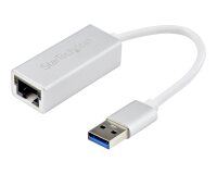 StarTech.com Adaptateur réseau USB 3.0 vers Gigabit Ethernet - Argent