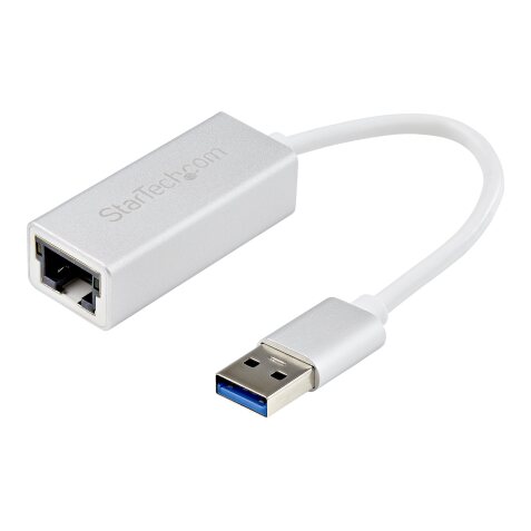 StarTech.com Adaptateur réseau USB 3.0 vers Gigabit Ethernet - Argent