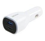 DICOTA D31932 chargeur d'appareils mobiles Ordinateur portable, Smartphone, Tablette Blanc Allume-cigare Auto