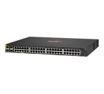 HPE Aruba Networking 6100 48G Class4 PoE 4SFP+ 370W Géré L3 Gigabit Ethernet (10/100/1000) Connexion Ethernet, supportant l'alimentation via ce port (PoE) 1U Noir