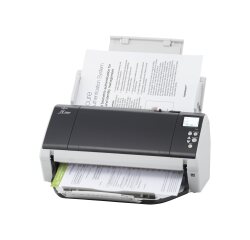 Ricoh fi-7460 Numériseur chargeur automatique de documents (adf) + chargeur manuel 600 x 600 DPI A3 Gris, Blanc