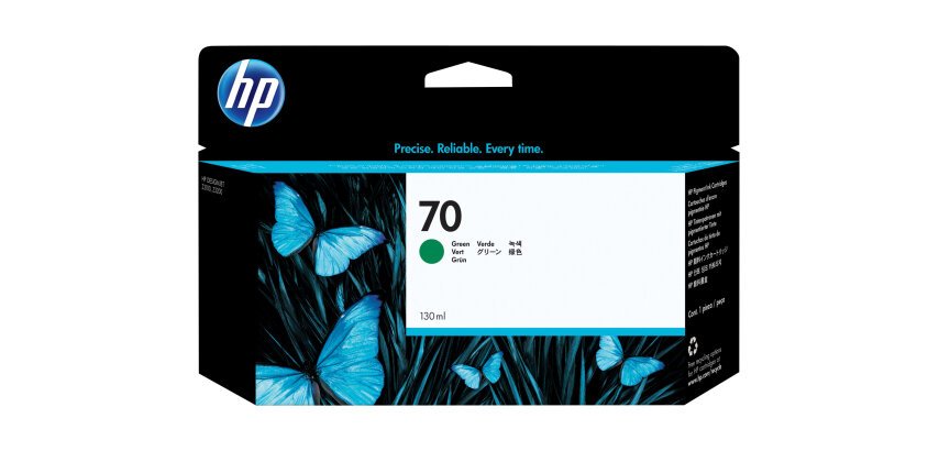 HP 70 cartouche d'encre verte 130 ml