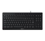 CHERRY STREAM KEYBOARD TKL clavier Universel USB AZERTY Français Noir