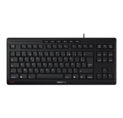 CHERRY STREAM KEYBOARD TKL clavier Universel USB AZERTY Français Noir