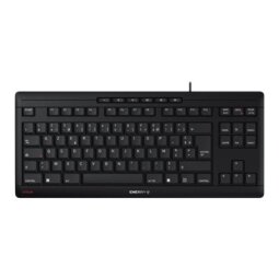 CHERRY STREAM KEYBOARD TKL clavier Universel USB AZERTY Français Noir