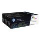 HP 305A - 3-pack - yellow, cyan, magenta - original - LaserJet - toner cartridge (CF370AM)