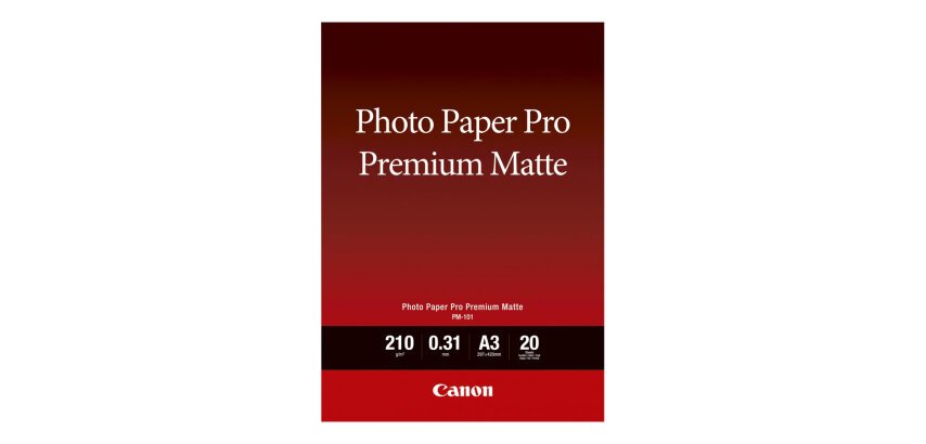 Canon Papier photo A3 Premium Mat PM-101 - 20 feuilles