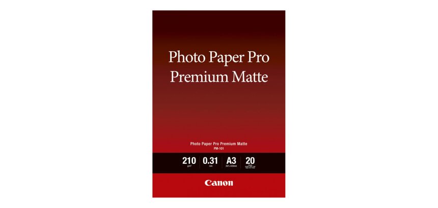 Canon Papier photo A3 Premium Mat PM-101 - 20 feuilles
