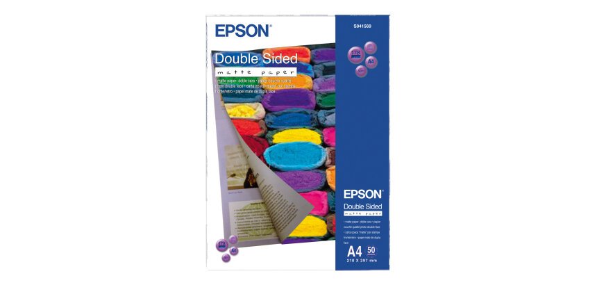 Epson Double-Sided Matte Paper - papier - mat - 50 vel(len) - A4 - 178 g/m²