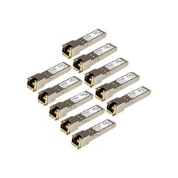 StarTech.com Module SFP GBIC compatible HPE J8177C - Transceiver 1000BASE-T - Paquet de 10