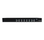 StarTech.com Switch KVM USB VGA à 8 ports avec OSD - Commutateur écran clavier souris à montage en rack 1U