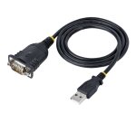 StarTech.com Adaptateur USB vers Série de 1m - Convertisseur DB9 Mâle vers USB - Adaptateur USB RS232, Prolific IC - Convertisseur RS232 vers USB pour PLC/Imprimante/Scanner/Switch - Windows/Mac