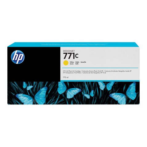 HP 771C - yellow - original - ink cartridge