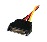 StarTech.com Adaptateur de câble d'alimentation SATA 15 cm vers LP4 - F/M