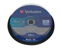 Verbatim BD-R SL 25GB 6 x 10 Pack Spindle 25 Go 10 pièce(s)