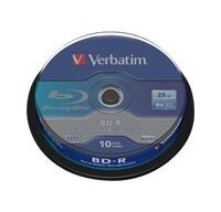 Verbatim BD-R SL 25GB 6 x 10 Pack Spindle 25 Go 10 pièce(s)