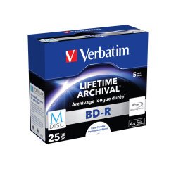 Verbatim M-Disc - BD-R x 5 - 25 GB - opslagmedia