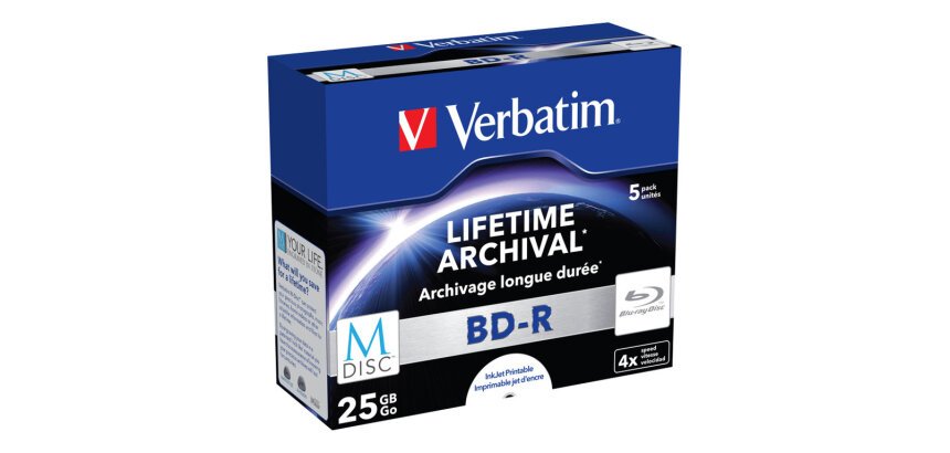 Verbatim M-Disc - BD-R x 5 - 25 Go - support de stockage