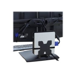 Ergotron 80-107-200 support pour unité centrale Support de CPU monté sur bureau Noir