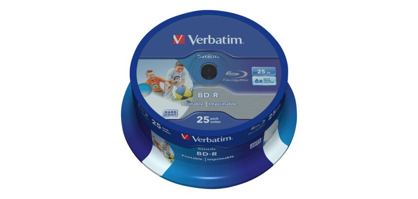 Verbatim DataLife - BD-R x 25 - 25 GB - storage media