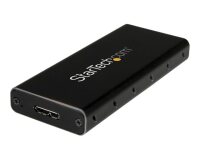 StarTech.com Boîtier USB 3.1 (10 Gb/s) pour SSD M.2 SATA avec câble USB-C - Aluminium