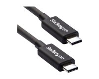 StarTech.com Câble Thunderbolt 3 (20 Gb/s) USB-C de 2 m - Compatible Thunderbolt, USB et DisplayPort - M/M