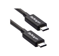StarTech.com Câble Thunderbolt 3 Passif de 2 m, 20 Gbps, 100W PD, Vidéo 4K, Câble Thunderbolt, Compatible avec USB4/DP Alt Mode, Thunderbolt 4, USB 3.2/Type-C