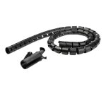 StarTech.com Gaine spirale range-câble Noir - 2,5 m - Diamètre de 45 mm