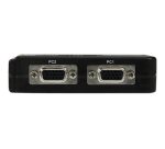 StarTech.com Kit commutateur KVM USB VGA à 2 ports avec audio et câbles - Switch KVM - Noir