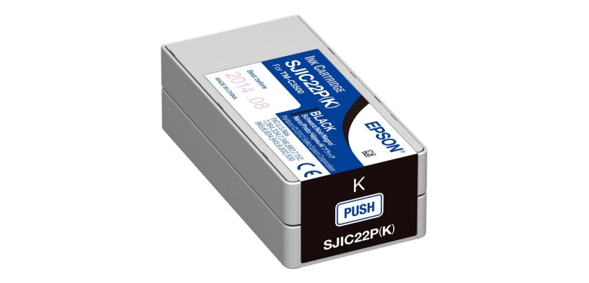 Epson SJIC22P(K): Ink cartridge for ColorWorks C3500 (Black)