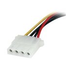 StarTech.com Adaptateur de câble d'alimentation SATA 15 cm vers LP4 - F/M
