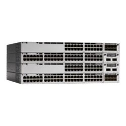 Cisco Catalyst C9300-48P-E Géré L2/L3 Gigabit Ethernet (10/100/1000) Connexion Ethernet, supportant l'alimentation via ce port (PoE) Gris