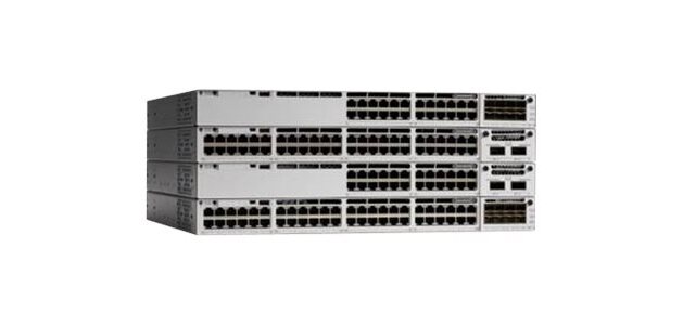 Cisco Catalyst C9300-48P-E Géré L2/L3 Gigabit Ethernet (10/100/1000) Connexion Ethernet, supportant l'alimentation via ce port (PoE) Gris