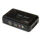 StarTech.com Kit commutateur KVM USB VGA à 2 ports avec audio et câbles - Switch KVM - Noir