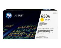 HP 653A - geel - origineel - LaserJet - tonercartridge (CF322A)
